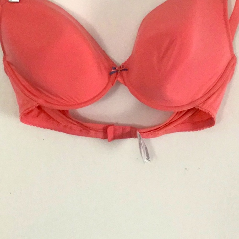 Cleo by Panache bra, Size 38F. Underwire. In Coral color.